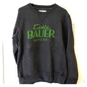 Crew neck fleece sweatshirt